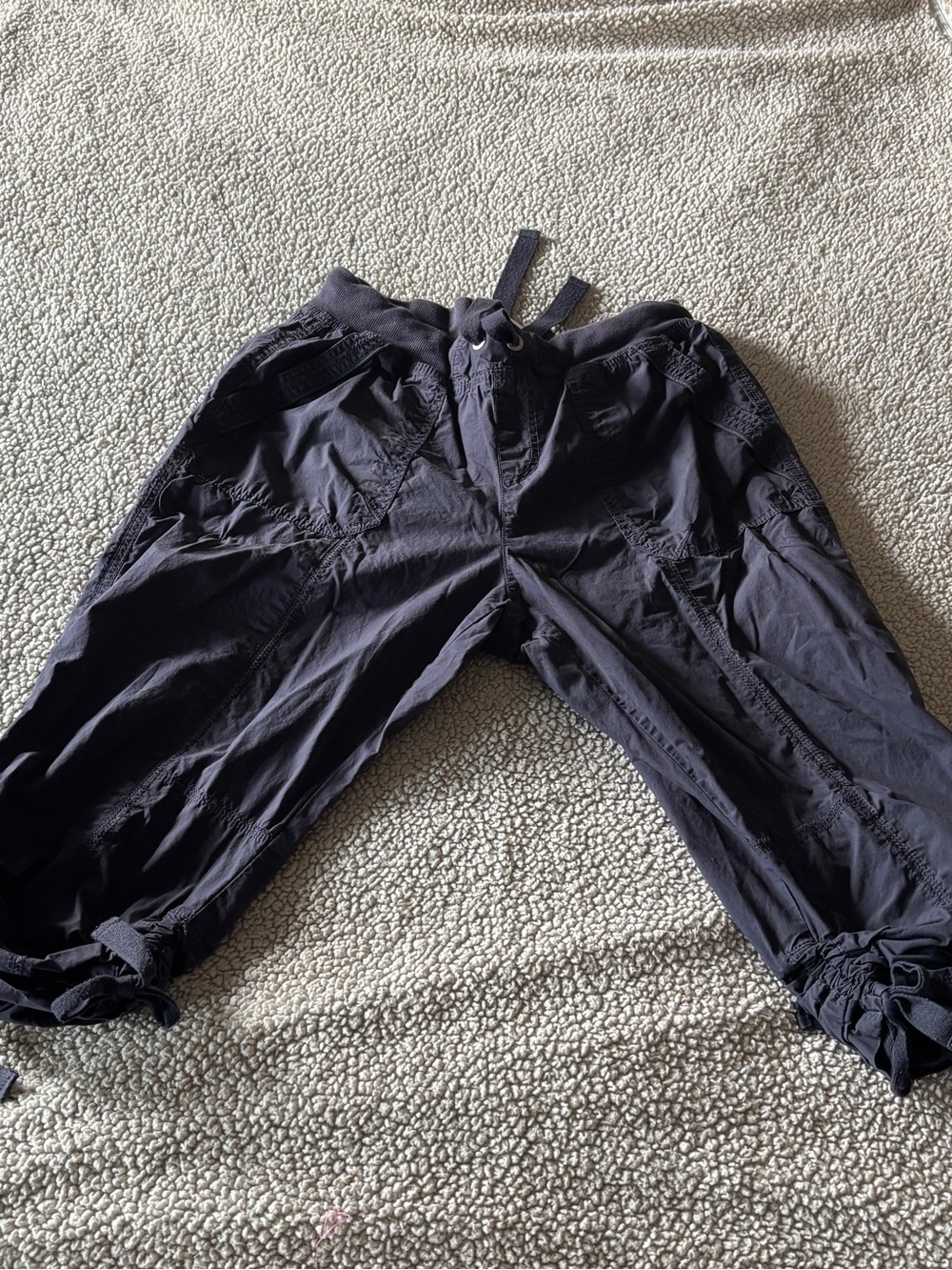 Calvin Klein Blue Drawstring Cargo Pants